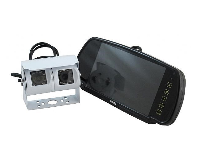 Dual Reversing Camera with clip on monitor
